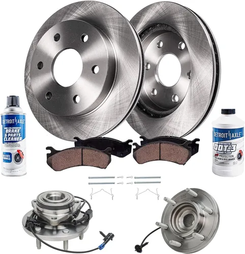 Vista 43 de Detroit Axle - Rotores de freno para Ford Mustang 2015 2016 2017 2018 2019 2020 2021 2022 2023 Rotores de freno de disco 2016 2017 2018 2019