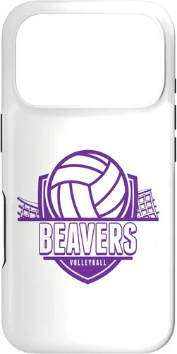 Vista 30 de Beavers Volleyball Back to School Spirit P Case for iPhone 17