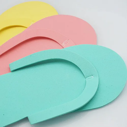 Vista 3 de Khakho Pantuflas desechables de pedicura desechables para pedicura, zapatos de pedicura para mujeres, pantuflas de espuma para pies, spa, salón