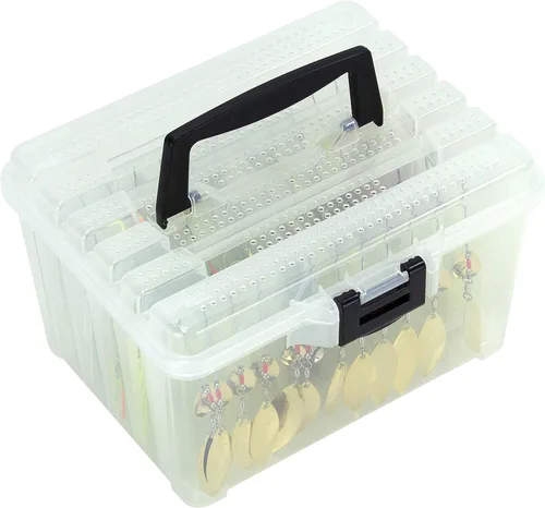 Vista 3 de Plano Frabill Hydro-Flo Caja de Cebo Colgante, Transparente, Talla Única, Número de Modelo: 350500 (Paquete de 4)