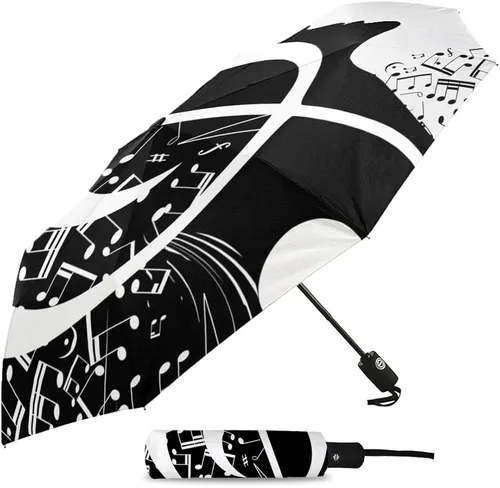 Vista 2 de DHDM Fully-automatic Parasol Umbrella Eight Strand Umbrella Foldable Rain Outdoor Umbrella