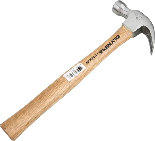 Vista 5 de Olympia Tools Martillo de garra, 60-014, 8 onzas, plateado