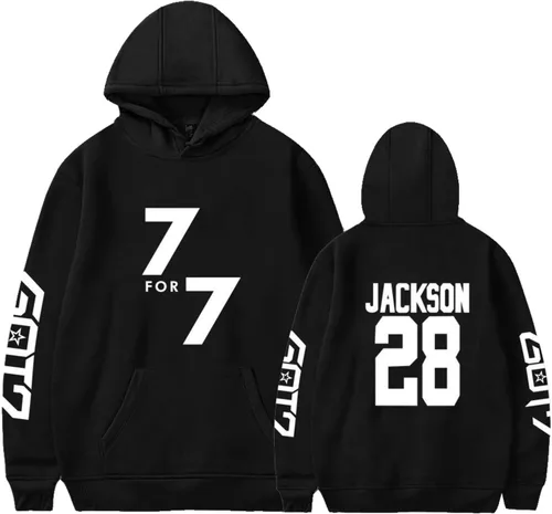 Vista 20 de Xkpopfans Kpop GOT7 Sudadera con capucha para conciertos Mark Jackson Bambam JB Chaqueta