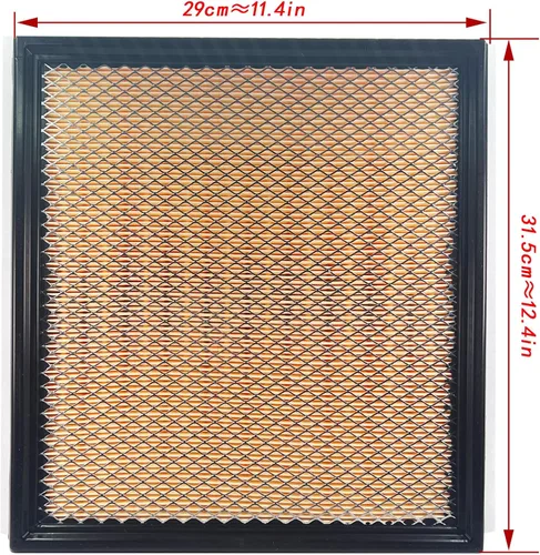 Vista 2 de Filtro de aire de motor para Ford F250 F350 F450 F550 F600 6.7L Powerstroke Diesel, reemplaza FA2031 FA-2031 LC3Z-9601B WA10905 de alto rendimiento