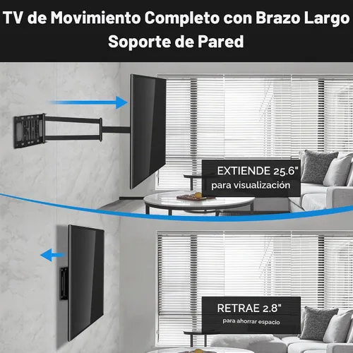 Vista 2 de FORGING MOUNT - Soporte de pared para TV de esquina de brazo largo
