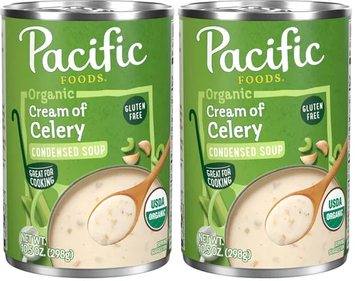 Vista 6 de Pacific Foods Sopa Condensada Orgánica de Crema de Apio, Lata de 10.5 oz