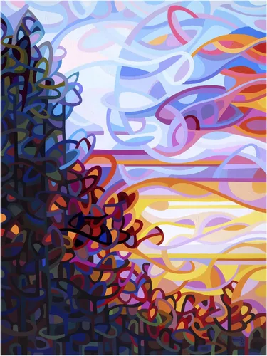 Vista 2 de Trademark Fine Art Crescendo por Mandy Budan - Colgante de pared, 14 x 19 pulgadas