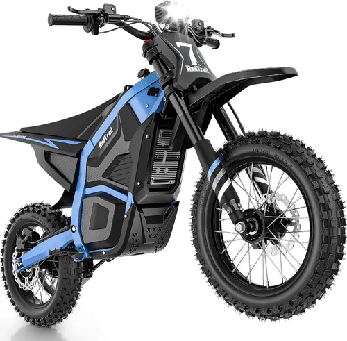 Vista 9 de RadTrail M5 - Motocicleta eléctrica de 48 V para adolescentes y adultos Azul