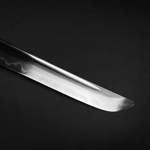 Vista 8 de Mushashi - Espada wakazashi táctica moderna – Espada katana forjada a mano – Espada Samurai – Hoja de acero de alto carbono 1060 – Armas