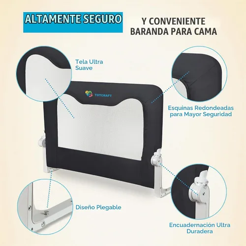 Vista 8 de Rieles de Seguridad para Cama para Niños Pequeños - Protector de Riel de Cama para Queen, King, Tamaño Completo, Cama Twin