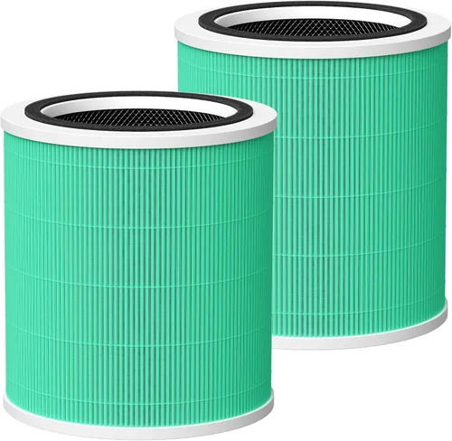Vista 12 de Core 400S-P Filtro de repuesto de humo para purificador de aire inteligente LEVOIT Core 400S-P, filtro de aire HEPA 3 en 1 y filtro de carbón