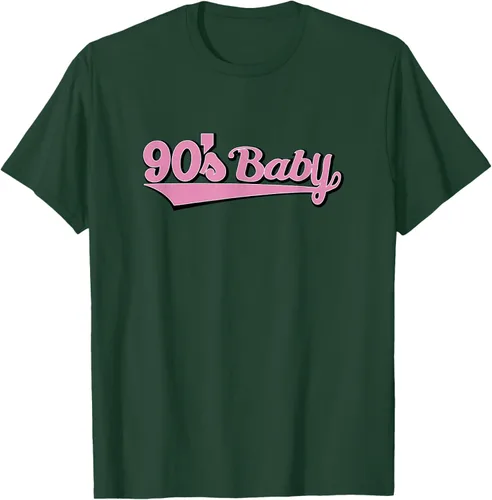 Vista 17 de 90s Baby Nostalgia Camiseta retro rosa con diseño estético, Blanco