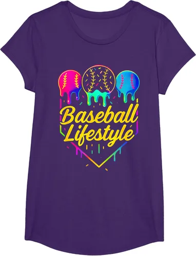 Vista 17 de Baseball Life Style 101 - Camiseta de béisbol para jóvenes
