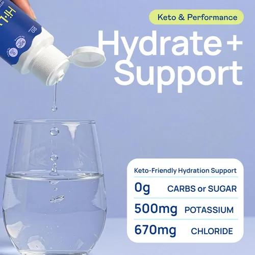 Vista 3 de Hi-Lyte K500 - Mezcla líquida de electrolitos, sin sabor, 20 porciones 500mg Potassium, Zero Sugar, No Stevia, Non-GMO, Vegan, Gluten-Free, No