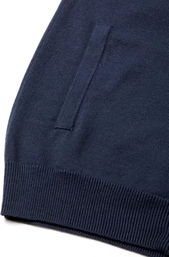 Vista 7 de Tienda Essentials - Suéter de algodón con cremallera completa para hombre