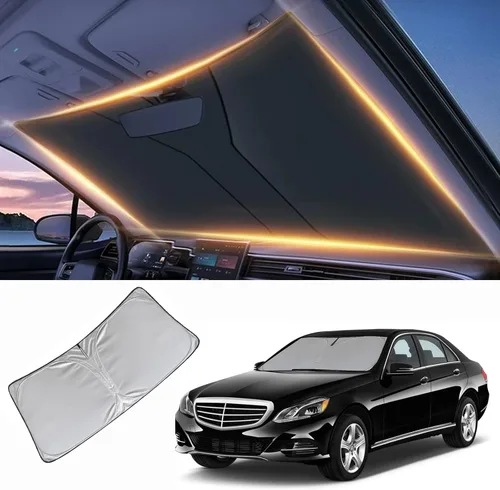 Vista 40 de Parasol para parabrisas delantero, protector de visera, accesorios para automóvil