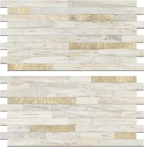 Vista 24 de STICKGOO 2 Hojas de Azulejos Adhesivos Despegables para Salpicadero, Azulejos Adhesivos para Salpicadero de Cocina y Baño, Aspecto de Madera Negro