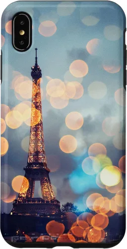 Vista 11 de iPhone 16 escénica Torre Eiffel París Francia por la noche Bokeh Majestic Case