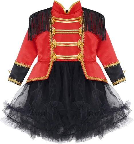 Vista 5 de Aislor Disfraz de tutú de malla para bebés y niñas, para carnaval, para Halloween, fiesta de cumpleaños, baile