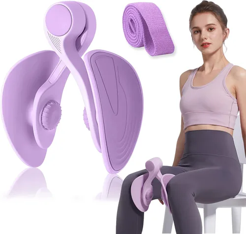 Vista 9 de Entrenador de suelo pélvico, ejercitador de Kegel interno del muslo, entrenador de Kegel para rehabilitación posparto, ejercitador de muslos