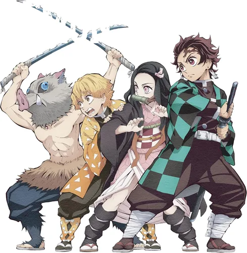 Vista 2 de Demon Slayer Kimetsu no Yaiba Slay Squad - Sudadera con capucha para hombre y mujer