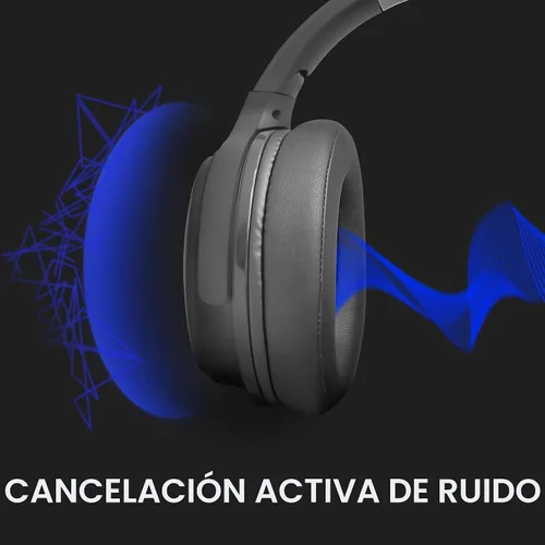 Vista 5 de Fisher Pro Auriculares inalámbricos con cancelación activa de ruido, auriculares sobre la oreja