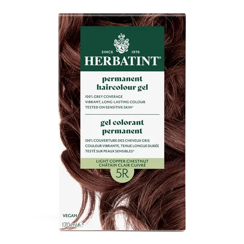 Vista 2 de Herbatint 5R - Tinte permanente para el cabello castaño cobre claro, 4 onzas