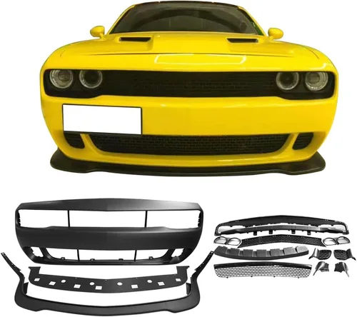 Vista 6 de Funda para parachoques delantero Dodge Challenger 2015-2023 con borde +