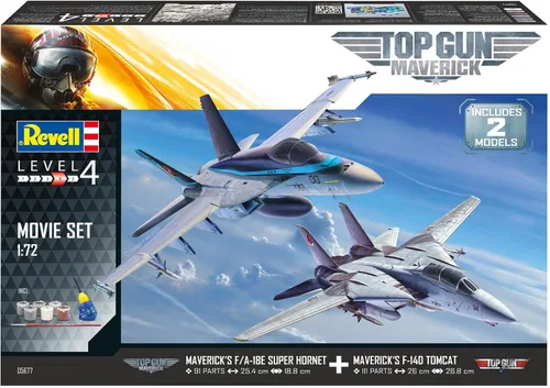 Vista 2 de Revell Set de películas Top Gun
