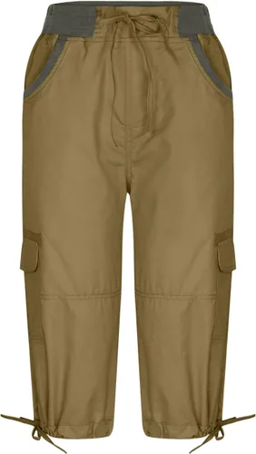 Vista 15 de Pantalones capri tipo cargo para mujer, ligeros, de secado rápido, atléticos, para verano, casuales, con bolsillos