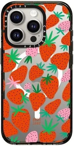 Vista 9 de CASETiFY Impact Funda para iPhone 15 [Probada contra Caídas de Grado Militar 4X / Protección contra Caídas de 8.2 pies / Compatible con Magsafe]