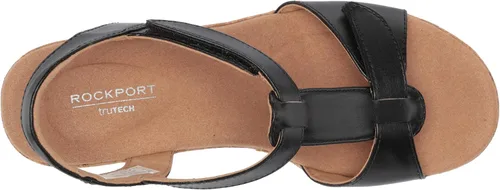 Vista 5 de Rockport Plataforma Blanca T Strap para mujer