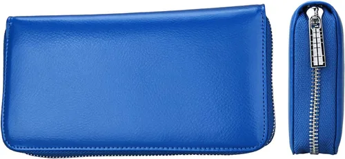 Vista 7 de Easyoulife Cartera de cuero genuino para mujer con tarjetero RFID seguro 36 ranuras