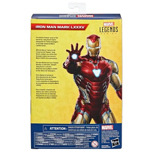 Vista 11 de Marvel Legends Series Iron Man Mark LXXXV, Avengers: Endgame Figura de acción coleccionable de 6 pulgadas Marvel Legends Studios Figura de acción
