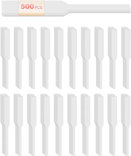 Vista 8 de 1000 piezas de tiras para prueba de perfume, tiras de prueba de fragancia desechables, blancas puras y de fuerte absorción, tiras de fragancia