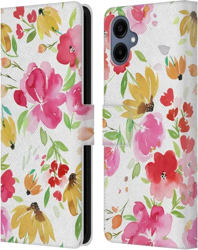 Vista 63 de Head Case Designs Officially Licensed Ninola Butterfly Nature Spring Floral Leather Wallet Case Compatible with Samsung Galaxy A07 4G
