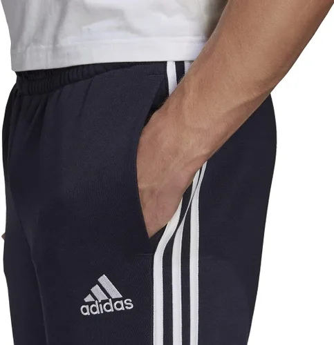 Vista 3 de adidas Pantalones Essentials de rizo francés con puños cónicos de 3 rayas para hombre