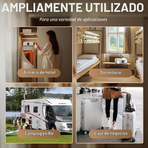 Vista 6 de Secadora de ropa portátil, mini secadora para lavandería, pequeña secadora eléctrica compacta plegable para viajes, RV, hogar y apartamento