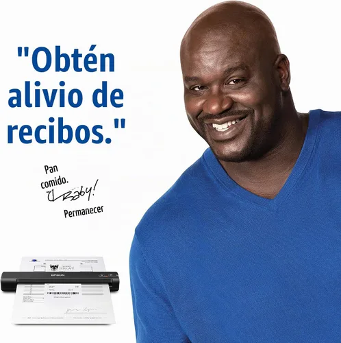 Vista 3 de Epson Workforce ES-55R Escáner móvil de recibos y documentos con software de gestión de recibos para PC y Mac