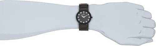 Vista 5 de Bulova 98D001 reloj de pulsera de acero inoxidable con detalles de diamante para hombre
