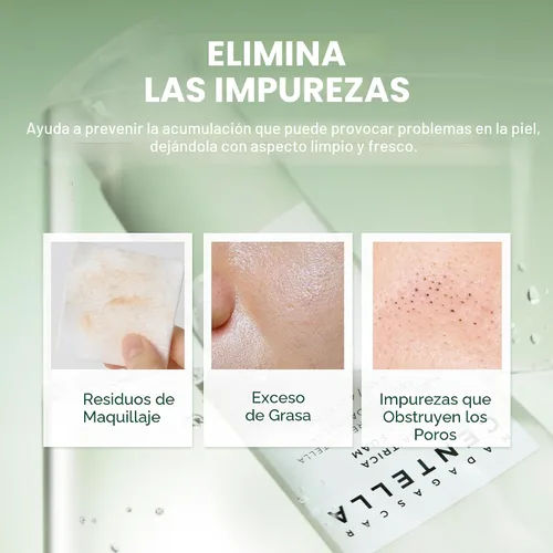 Vista 3 de SKIN1004 Tea-Trica BHA Foam 4.22 fl.oz, 125ml, removedor de maquillaje, limpiador facial coreano con Centella Asiática y árbol de té, limpiador
