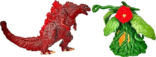 Vista 5 de TwCare Juego de 23 figuras de acción de Monster x Kong: The New Empire, mini dinosaurio dragón, juguetes de acción, evolucionado básico exquisito