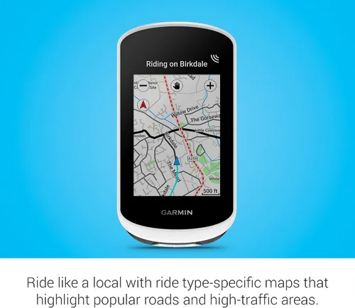 Vista 5 de Garmin Edge® Explore 2 Power, navegador GPS para ciclismo fácil de usar, compatibilidad con eBike, mapas y navegación, con características