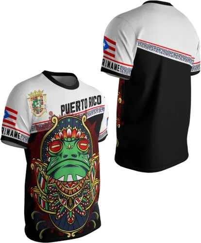 Vista 4 de Camiseta de béisbol de Puerto Rico, camiseta de béisbol personalizada, camiseta de béisbol de Puerto Rico, camiseta de WBC Puerto Rico