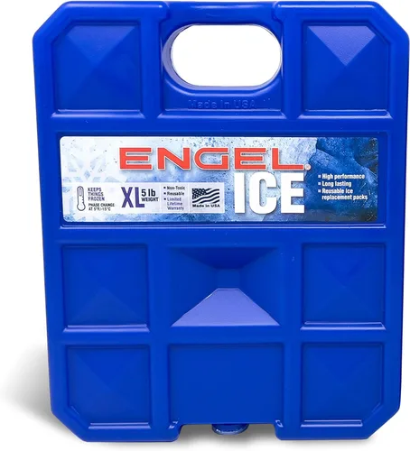 Vista 5 de Engel Paquetes de refrigerador de 32 °F y congelador de 5 °F - Fabricado en los Estados Unidos - Paquetes de hielo para navegación, pesca