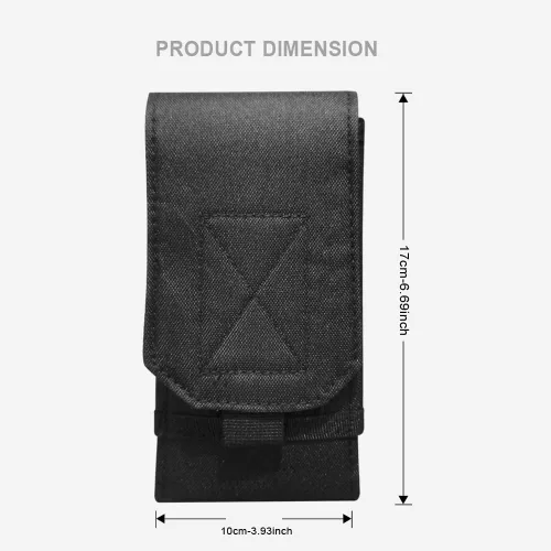 Vista 10 de Funda táctica Molle para teléfono, funda para cinturón compatible con iPhone 14 Plus/14 Pro Max/14 Pro/13 Pro Max/13 Pro/13/12 Pro Max/11 Pro Max/Xs