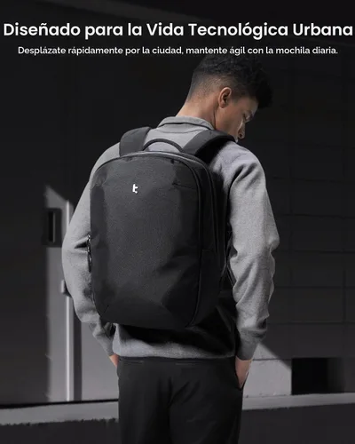 Vista 2 de tomtoc Mochila para laptop de negocios minimalista Daypack diario Trabajo de viaje diario, 20L Water-resistant, Business Work Backpack with