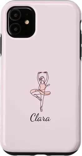 Vista 8 de Clara - Carcasa para iPhone 17, diseño de bailarina, bailarina, bailarina, bailarina, navidad