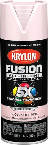 Vista 61 de Krylon Fusion - Pintura en aerosol adhesiva todo en uno para uso en interiores y exteriores, 12 onzas, vidrio de playa