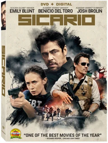 Vista 3 de Sicario One 1 Two 2 Day Of The Salado DVD Double Feature Includes Glossy Print Movie Take Art Card